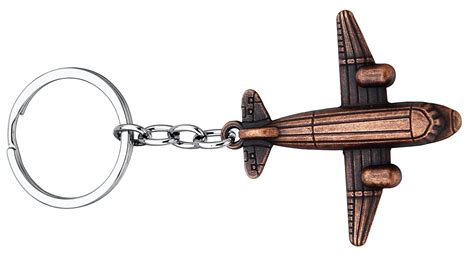 Blessings Fine Aeroplane Bronze Keychain For Men Women Girls Boys Bike ...