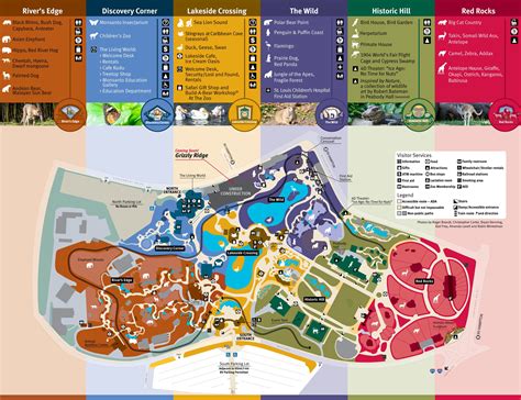 Saint Louis Zoo Map