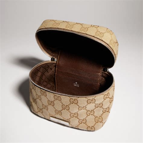 Gucci Tag mini bag in sand and brown GG canvas | GUCCI® CA