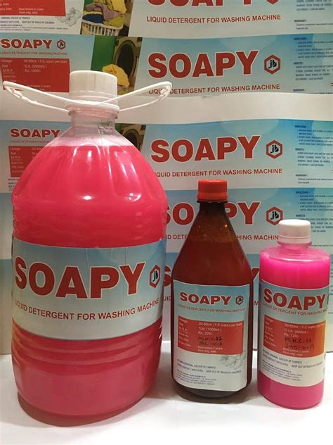 Soapy Liquid Detergent 2L (pack of 2-1L bottles) : Amazon.in ...