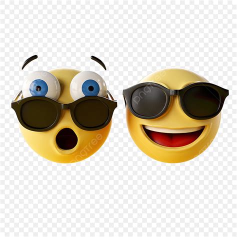 Sunglasses Emoji PNG Transparent, Emoji With Sunglasses, Cool Clipart ...