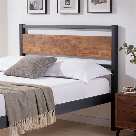 Kingfun Wood Headboard King Size Bed, King Headboard Only with Rustic ...