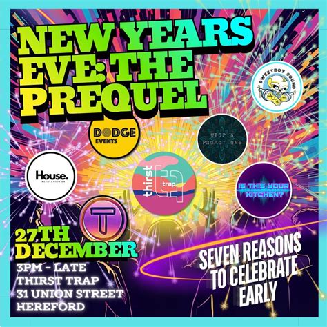 Prequal - Thirst Trap , Thirst Trap Hereford, 27 December to 28 ...