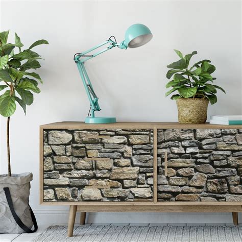 Wall print W - Natural stone wall - Panorama | wall-art.com