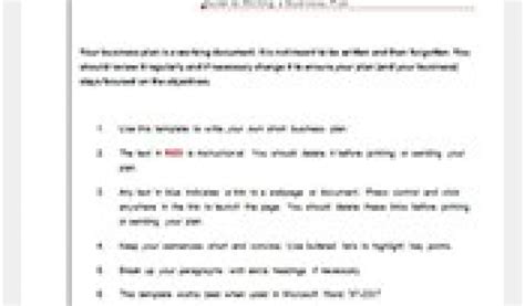 Free Microsoft Business Plan Template 的图像结果