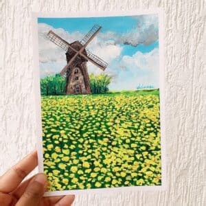 Image result for Simple Landscape Painting Tutorial