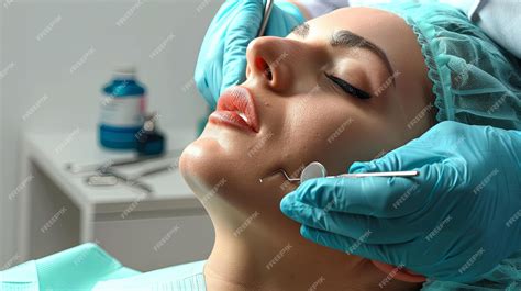 Premium Photo | A cosmetic surgeon performing a chin reduction procedure to reshape and refine ...