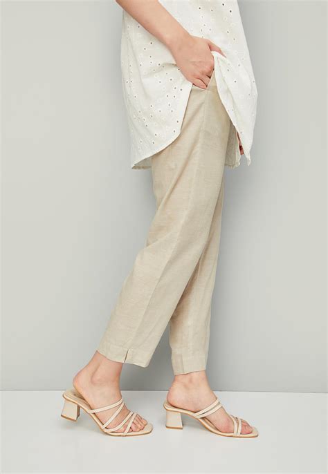 Buy Women Solid Straight Pants Online at just Rs. 599.0 - 1000013561853 ...