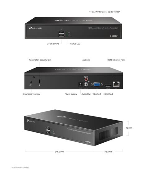 VIGI NVR1016H | VIGI 16 Channel Network Video Recorder | TP-Link India