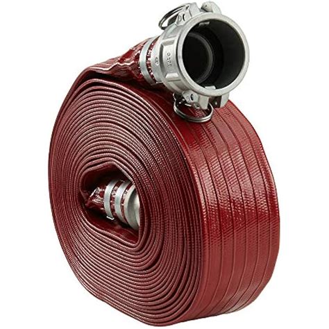 FireHoseDirect Red PVC Drain Backwash Discharge Hose with Camlock India ...