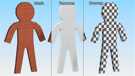 3D Plastic Stickman Standart Pose White | 3D Molier International