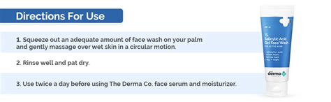 The Derma Co 1% Salicylic Acid Gel Face Wash with Salicylic Acid ...