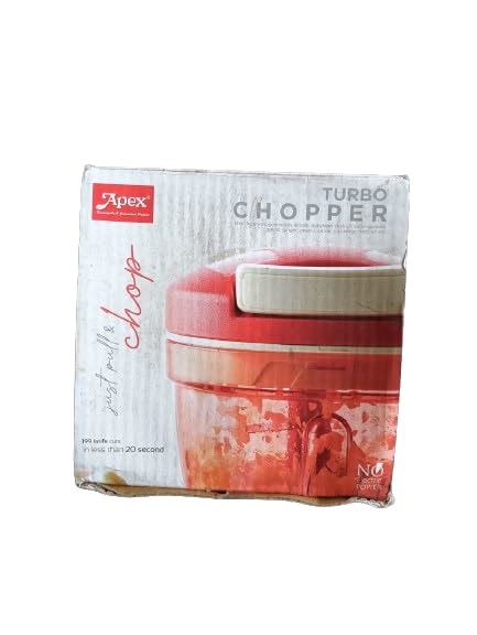 Enzoluxe Turbo Chopper Handy Vegetable Chopper with 3 Blades for ...