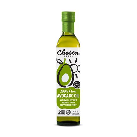 100% Pure Avocado Oil for Cooking 500ML | Chosen Foods