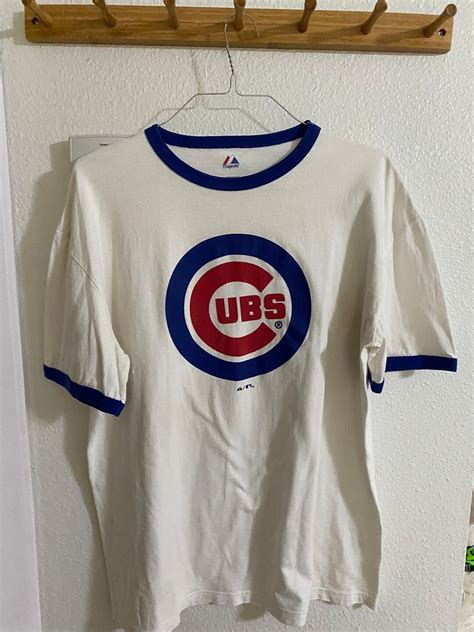 Vintage Chicago Cubs Shirt Majestic Baseball Graphic T-shirt Single ...