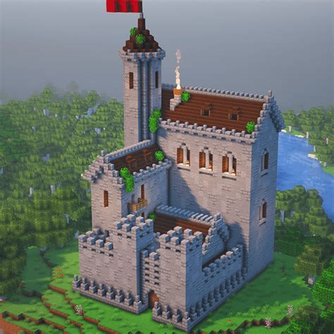 Image result for Beautiful Minecraft Castle Tutorial Survival