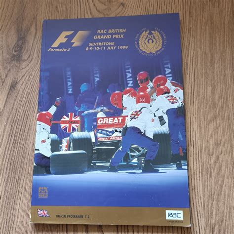 British Grand Prix '99 Silverstone Formula 1 Programme