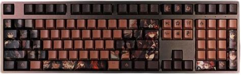 Pbt Hu Tao Keycaps Custom Backlit Keyboard Keycap Standard Layout ...