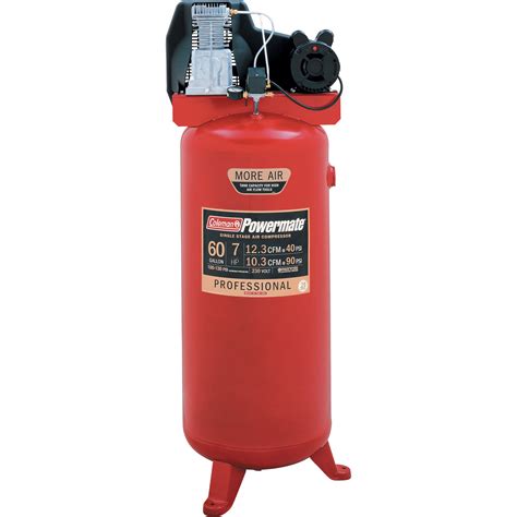 Coleman Electric Stationary Air Compressor — 60 Gallon, 7 HP Peak, Model# CL7006016 | Northern Tool
