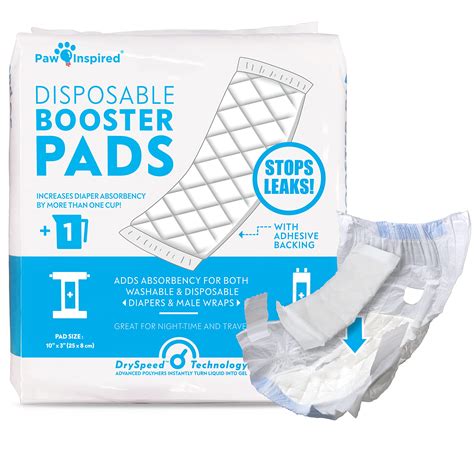 Paw Inspired Dog Diaper Pads Booster Pad Inserts For Female ...
