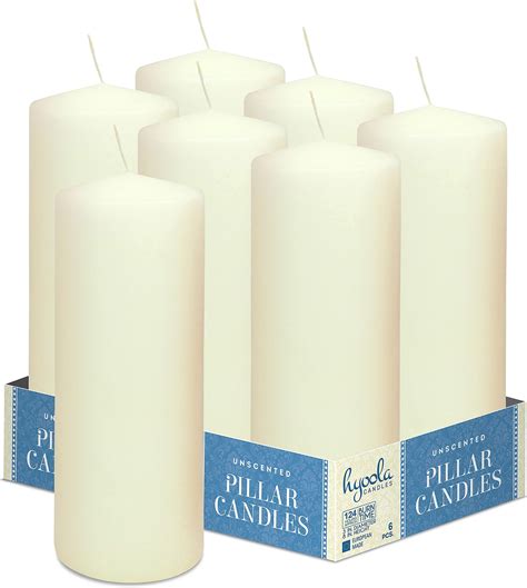Hyoola Ivory Pillar Candles at Steve Mercado blog