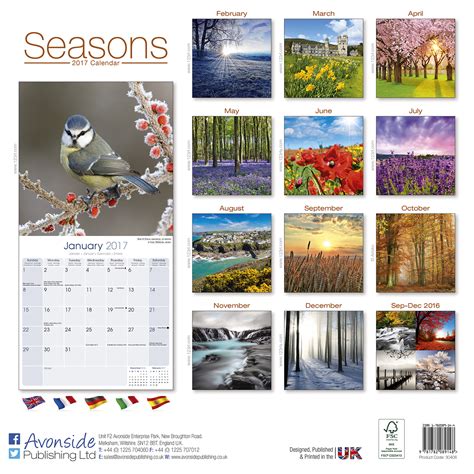 Serene Seasons Calendar