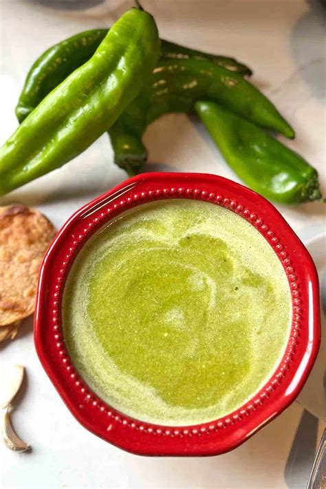 Easy Hatch Chile Green Sauce - Easy Spicy Green Sauce