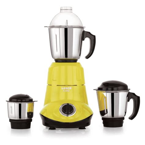 Buy Lesco Mixer grinder 550 watts with copper motor and 3 stainless ...
