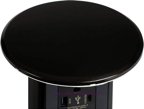 Buy Lew Electric Round Countertop Pop Up Receptacles (2 GFI Outlet ...