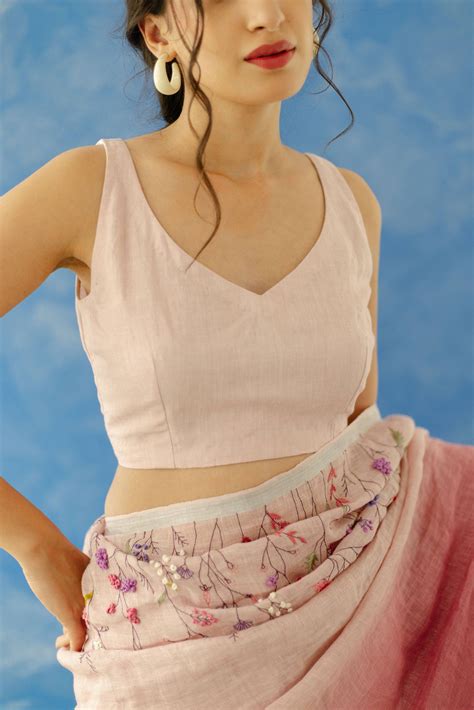 Gulkand Linen Blouse