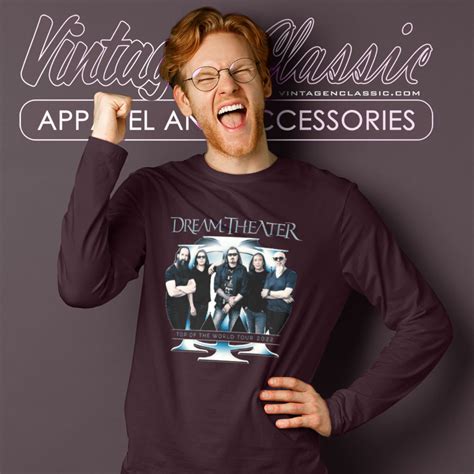 Dream Theater Shirt Top Of The World Tour - Vintagenclassic Tee