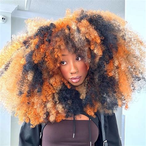 Trend Alert: Calico Hair for Fall 2024 | Afro hair color, Cool ...