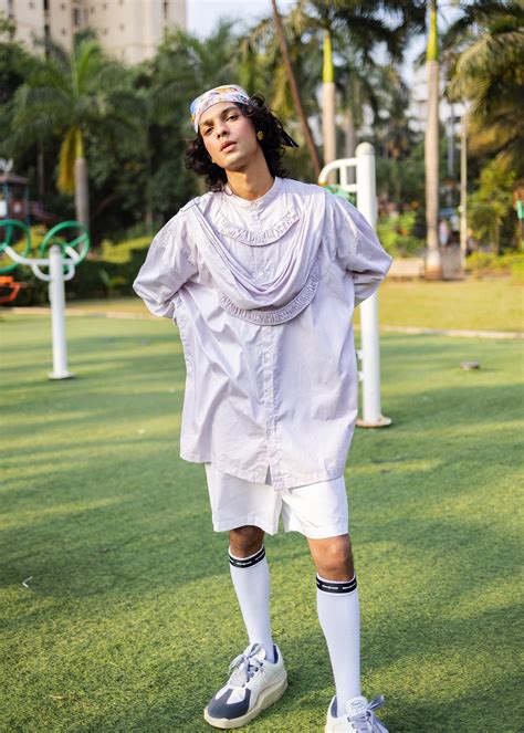 Gathered necklines shirt – Saim