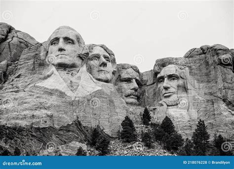 Mount Rushmore National Monument in Black Hills South Dakota, President ...