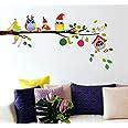 Decals Design 'Merry Christmas Winter Owls' Wall Sticker (PVC Vinyl, 70 ...