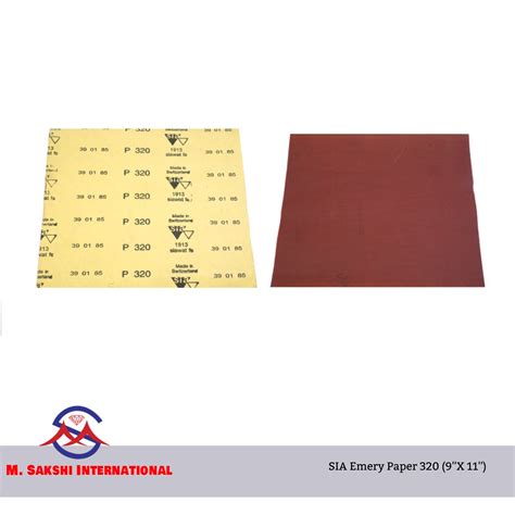 ES0002 - SIA Emery Paper 320 (9''X 11'') - M. Sakshi International