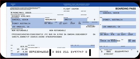 Printable Free Editable Airline Ticket Template - Printable Word Searches