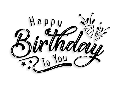 Happy Birthday Printable Letters With Design