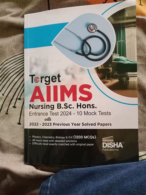 Buy Target AIIMS Nursing B.Sc. Hons. Entrance Test 2024 - 10 Mock Tests ...