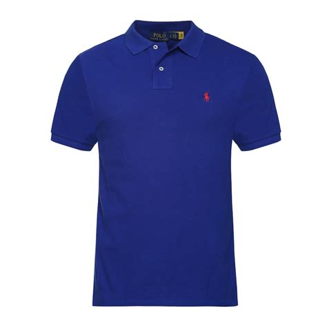 Buy Men Royal Blue Solid Polos Online at The Collective - 561958