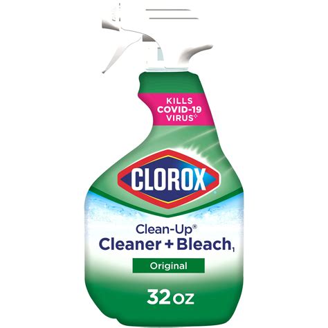 Clorox Clean-Up All Purpose Cleaner with Bleach, Spray Bottle, Original ...
