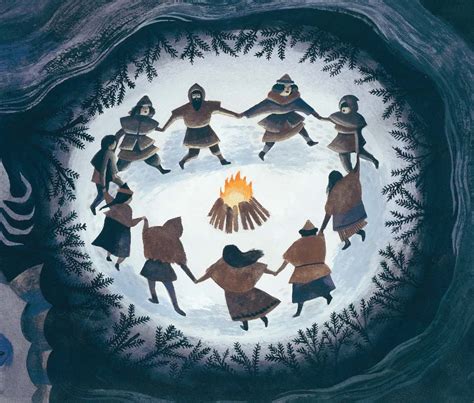 Celebrating Winter Solstice Paintings Winter Solstice Yule Cards