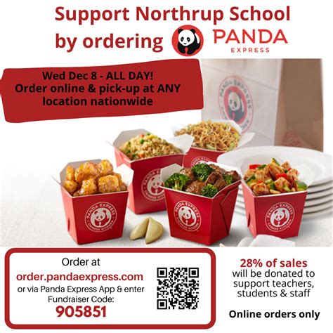 Northrup PTA: Wed 12/8 - Panda Express Fundraiser