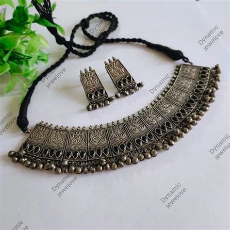 Silver Replica Jewellery Manufacturers In Jaipur - Traditional Oxidised ...