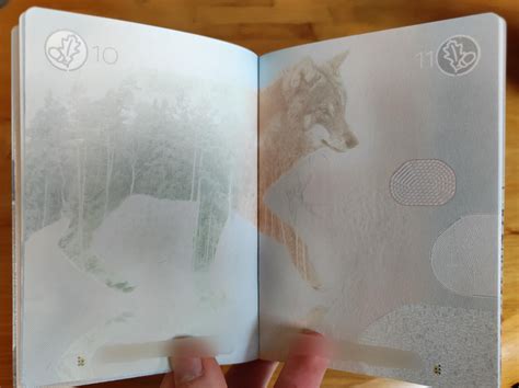 Six different animals inside my nature themed Estonian passport 🐗🇪🇪 : r/PassportPorn