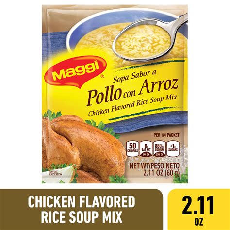 Maggi 50 Calories Chicken Flavored Rice Soup Mix
