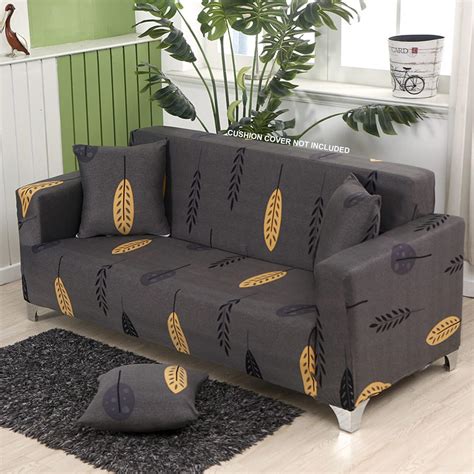 House of Quirk Polyester Universal Stretchable Sofa Cover Triple Seater ...