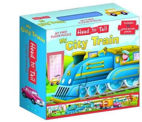 My City Train Head to Tail Floor Puzzle : Dronsfield, P.: Amazon.in: Books