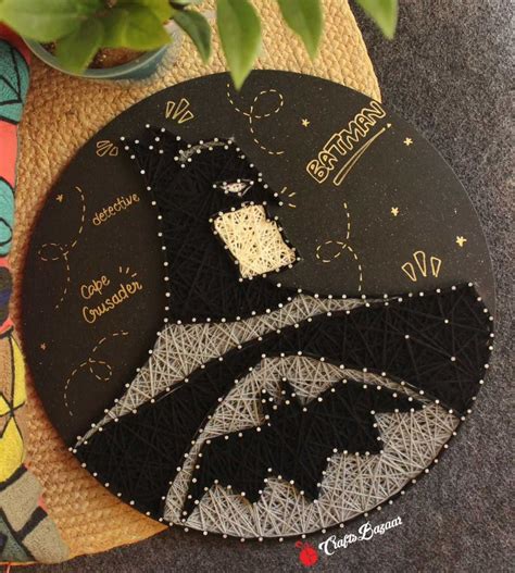 Comic String Art | Favorite Super Hero's character Patterns – Craftsbazaar