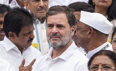 'Raincoat not jacket': Congress after BJP leaders mock “scared” Rahul ...